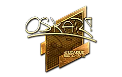 Sticker | oskar (Gold) | Boston 2018