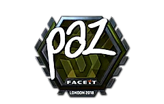 Sticker | paz (Foil) | London 2018