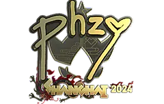 Sticker | phzy (Gold) | Shanghai 2024