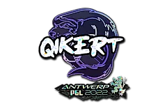 Sticker | qikert (Glitter) | Antwerp 2022