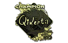Sticker | qikert (Gold, Champion) | Rio 2022