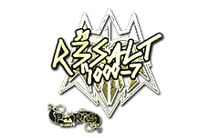 Sticker | r3salt (Gold) | Paris 2023