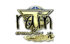 Sticker | rain (Gold, Champion) | Antwerp 2022