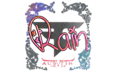Sticker | rain (Holo) | Austin 2025