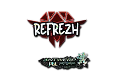 Sticker | refrezh (Glitter) | Antwerp 2022