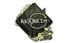 Sticker | refrezh (Gold) | Rio 2022