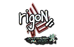 Sticker | rigoN (Glitter) | Antwerp 2022
