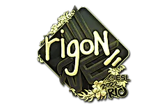 Sticker | rigoN (Gold) | Rio 2022