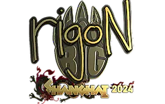 Sticker | rigoN (Gold) | Shanghai 2024