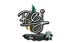 Sticker | roeJ (Glitter) | Antwerp 2022