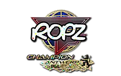 Sticker | ropz (Glitter, Champion) | Antwerp 2022