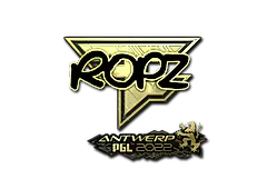 Sticker | ropz (Gold) | Antwerp 2022