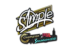 Sticker | s1mple | Stockholm 2021