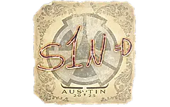 Sticker | s1n | Austin 2025