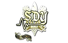 Sticker | sdy (Gold) | Paris 2023