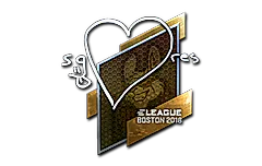 Sticker | seang@res (Foil) | Boston 2018