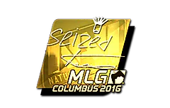 Sticker | seized (Gold) | MLG Columbus 2016