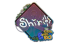 Sticker | sh1ro (Glitter) | Rio 2022