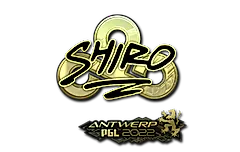 Sticker | sh1ro (Gold) | Antwerp 2022