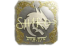 Sticker | sh1ro (Gold) | Austin 2025