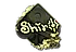 Sticker | sh1ro (Gold) | Rio 2022