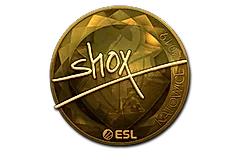 Sticker | shox (Gold) | Katowice 2019