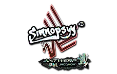 Sticker | sinnopsyy (Glitter) | Antwerp 2022