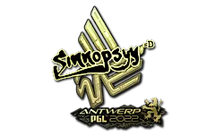 Sticker | sinnopsyy (Gold) | Antwerp 2022