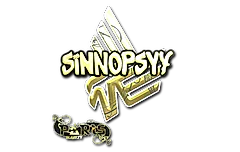 Sticker | sinnopsyy (Gold) | Paris 2023