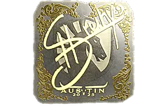 Sticker | siuhy (Gold) | Austin 2025