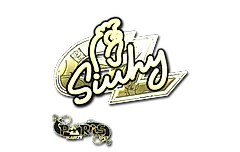 Sticker | siuhy (Gold) | Paris 2023