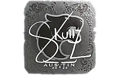 Sticker | skullz (Foil) | Austin 2025