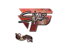 Sticker | skullz (Holo) | Paris 2023