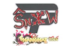 Sticker | snow (Glitter) | Shanghai 2024