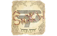 Sticker | snow | Austin 2025