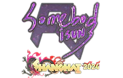 Sticker | somebody (Glitter) | Shanghai 2024