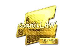 Sticker | stanislaw (Gold) | Atlanta 2017