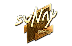 Sticker | suNny (Gold) | Boston 2018