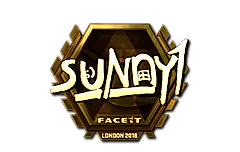 Sticker | suNny (Gold) | London 2018
