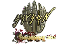 Sticker | syrsoN (Gold) | Shanghai 2024