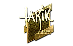 Sticker | tarik (Gold) | Boston 2018