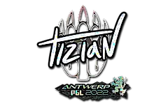 Sticker | tiziaN (Glitter) | Antwerp 2022