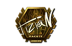 Sticker | tiziaN (Gold) | London 2018