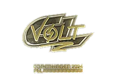 Sticker | volt (Gold) | Copenhagen 2024