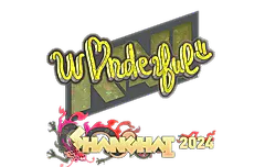 Sticker | w0nderful (Glitter) | Shanghai 2024
