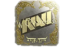 Sticker | w0nderful (Gold) | Austin 2025