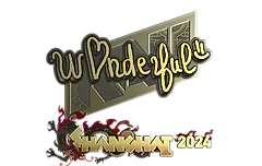 Sticker | w0nderful (Gold) | Shanghai 2024