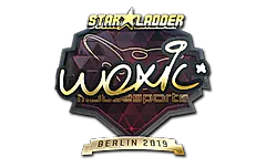 Sticker | woxic (Gold) | Berlin 2019