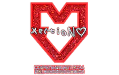 Sticker | xertioN (Glitter) | Copenhagen 2024