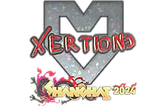 Sticker | xertioN (Glitter) | Shanghai 2024